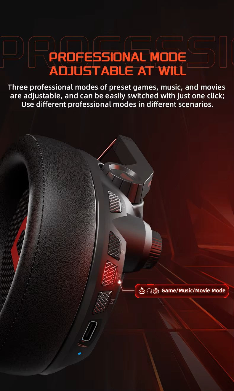 PIVA W100 Bluetooth Gaming Headphone (FR Like new)