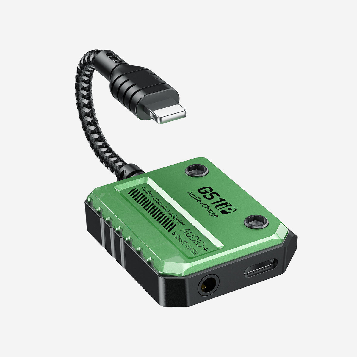 Plextone GS1IP 30W Lightning Audio & Charging Adapter – 3.5mm