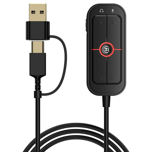 PIVA GS10 7.1 Virtual Sound Card Adapter Type-C