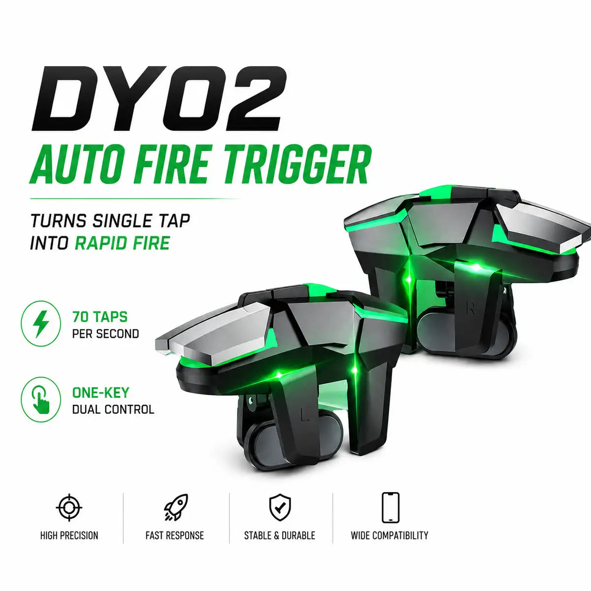 DY02 Auto Fire Mobile Trigger