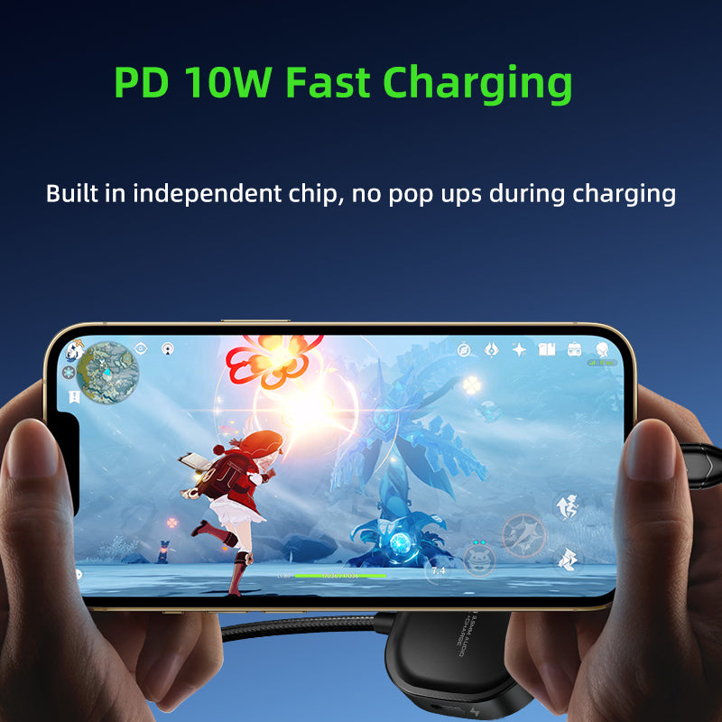 PIVA G2L 2 in 1 Audio & Charging Adapter - Dual Lightning