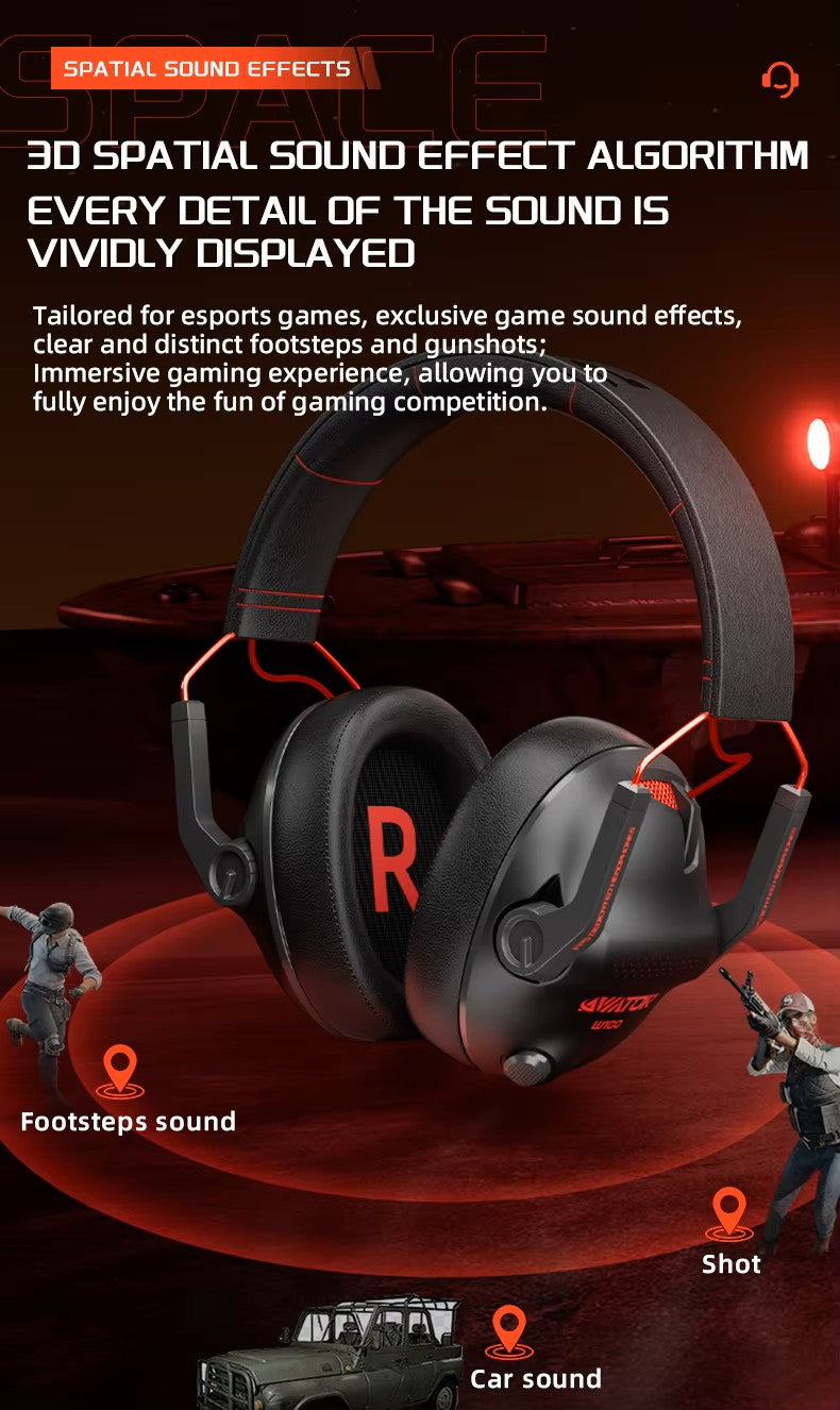 PIVA W100 Bluetooth Gaming Headphone (FR Like new)