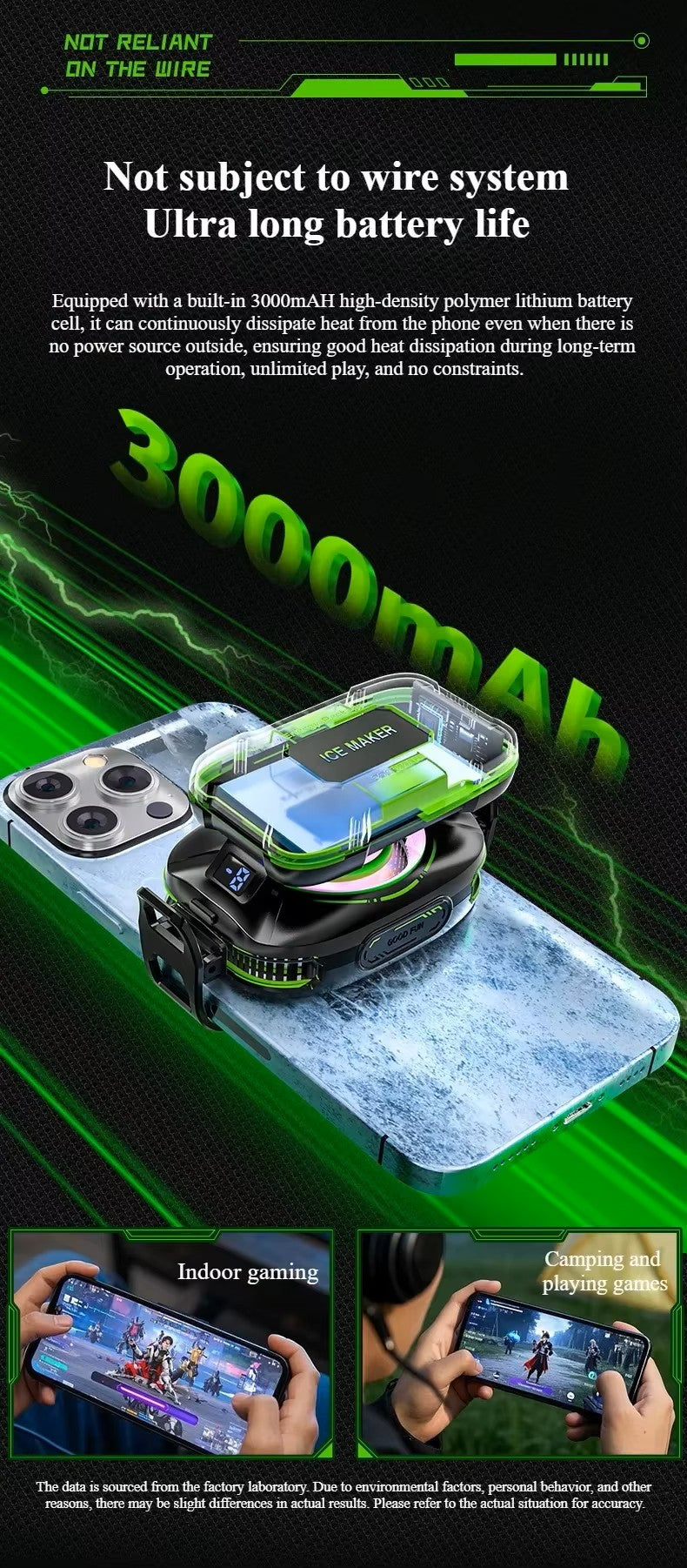 JS85 Rechargeable Phone Cooler