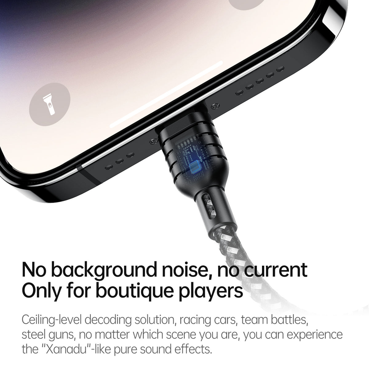 Plextone GS1IP 30W Lightning Audio & Charging Adapter – 3.5mm