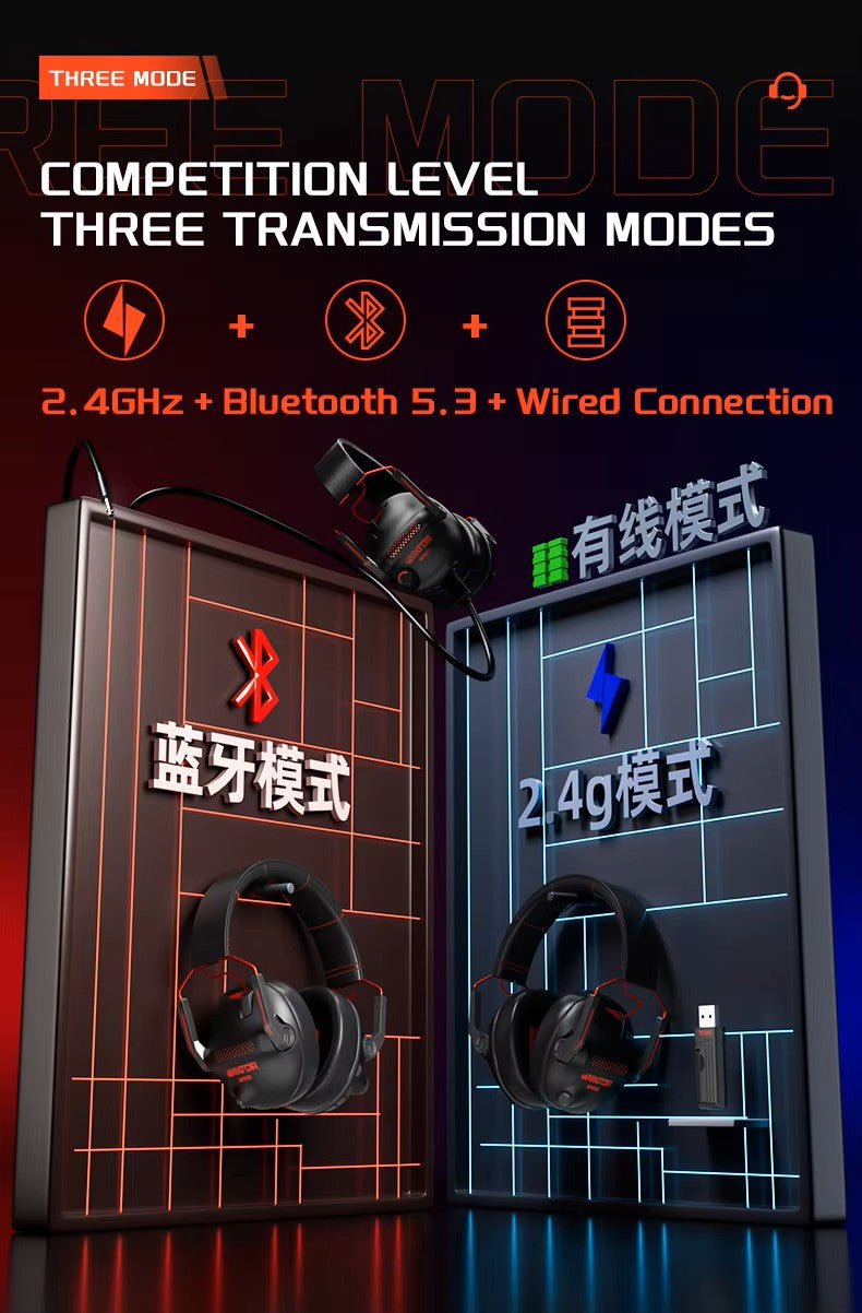 PIVA W100 Bluetooth Gaming Headphone (FR Like new)