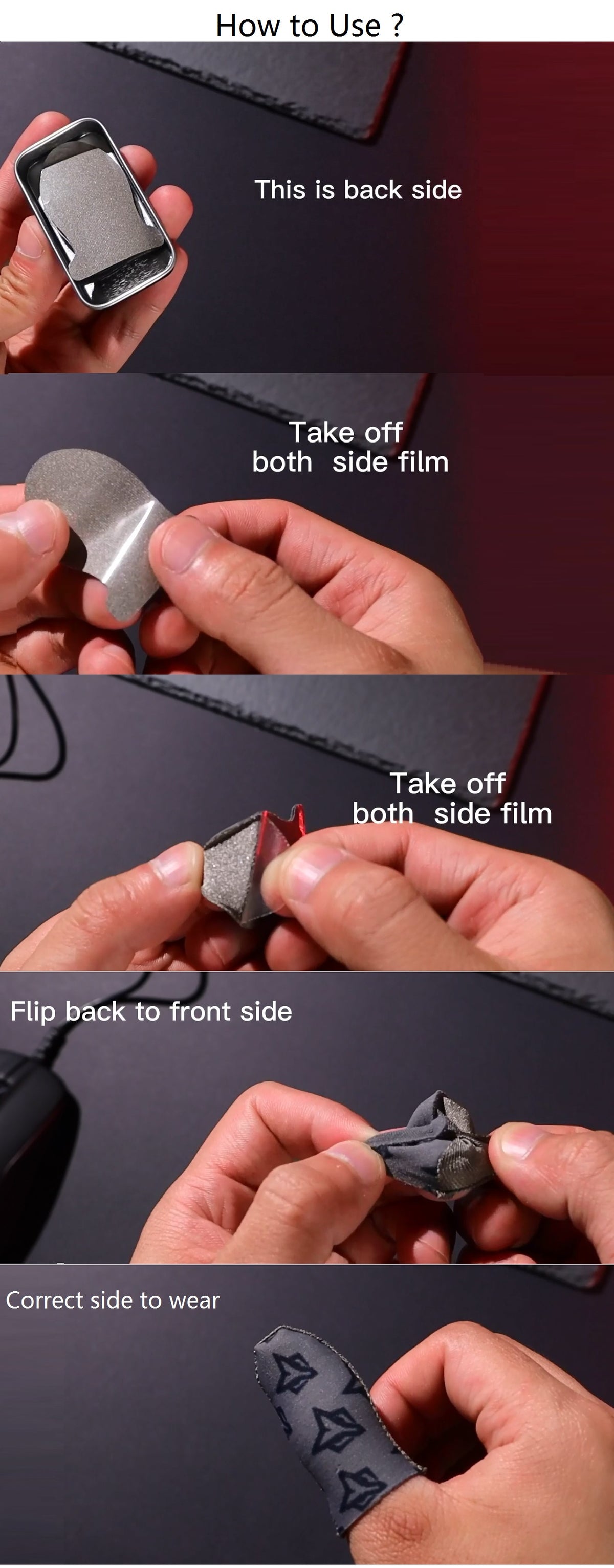 SARAFOX C1 Finger Sleeves For Gaming